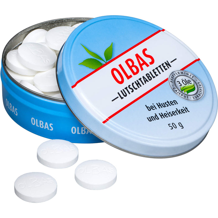 OLBAS Lutschtabletten bei Husten und Heiserkeit, 50 g Tabletten
