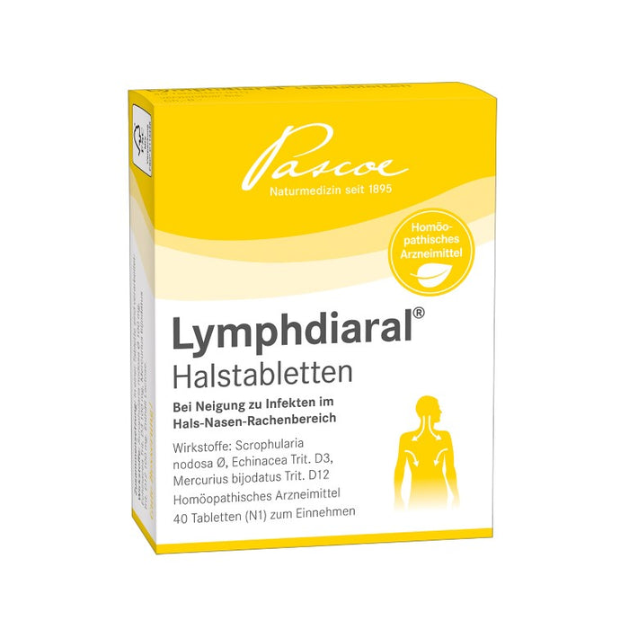 Lymphdiaral Halstabletten, 40 St. Tabletten