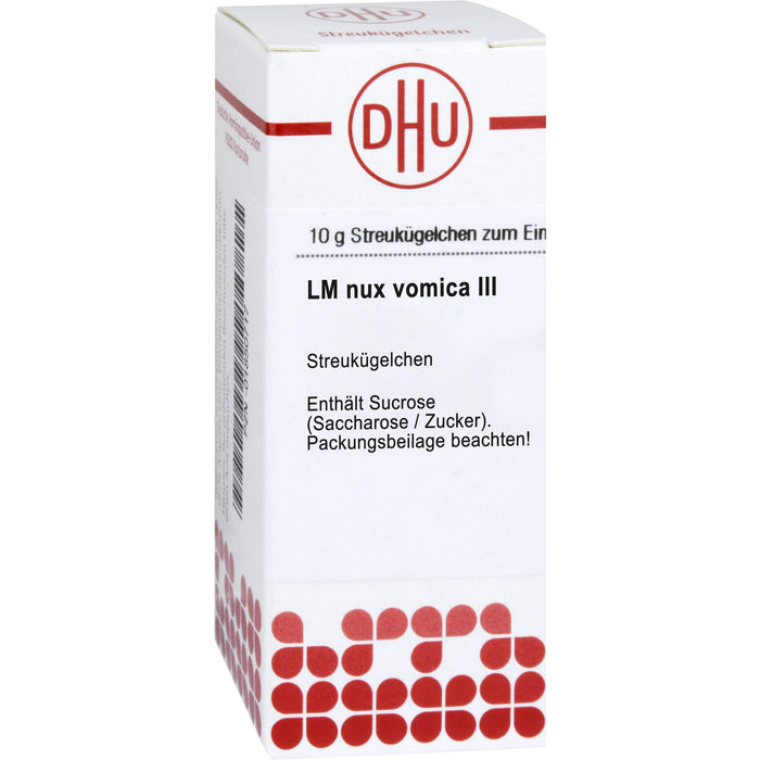 DHU Nux vomica LM III Streukügelchen, 5 g Globuli