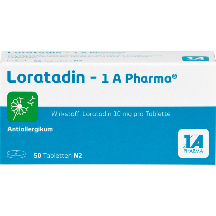 Loratadin - 1 A Pharma, 10 mg Tabletten, 50 St TAB