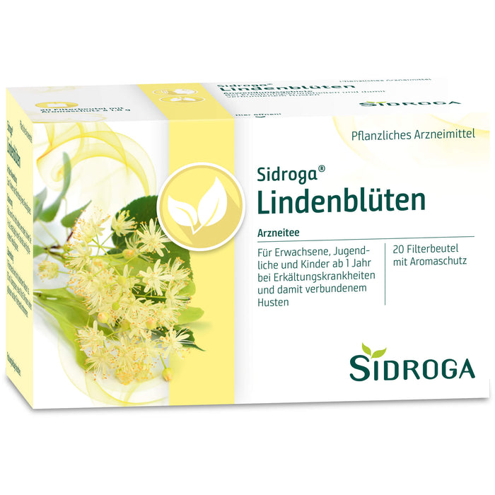 Sidroga Lindenblüten Arzneitee mit Aromaschutz, 20 St. Beutel