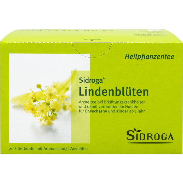 Sidroga Lindenblüten Arzneitee mit Aromaschutz, 20 St. Beutel