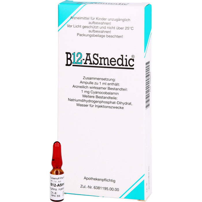 B 12 Asmedic, 10X1 ml AMP