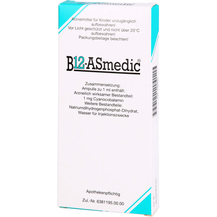 B 12 Asmedic, 10X1 ml AMP