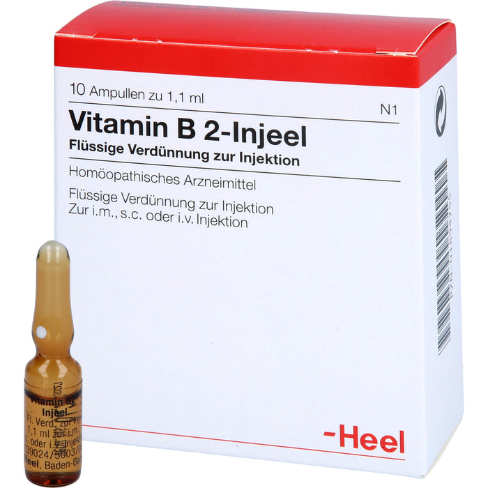 Heel Vitamin B2 Injeel Ampullen, 10 St. Ampullen