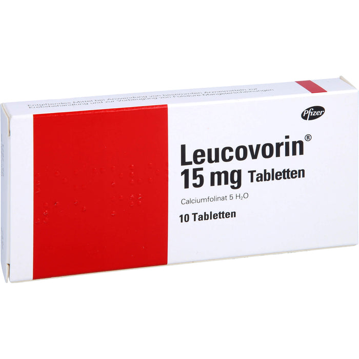 Leucovorin 15 mg Tabletten, 10 St TAB