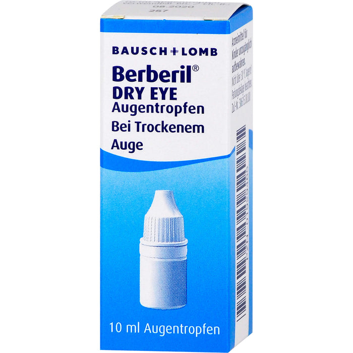 Berberil Dry Eye Augentropfen bei trockenem Auge, 10 ml Lösung