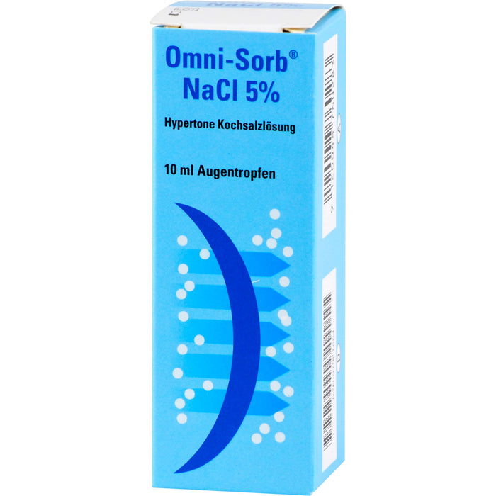 Omni-Sorb Augentropfen zur Entquellung von Hornhautödemen  und zur Wiederherstellung des osmotischen Hornhautgleichgewichts, 10 ml Lösung