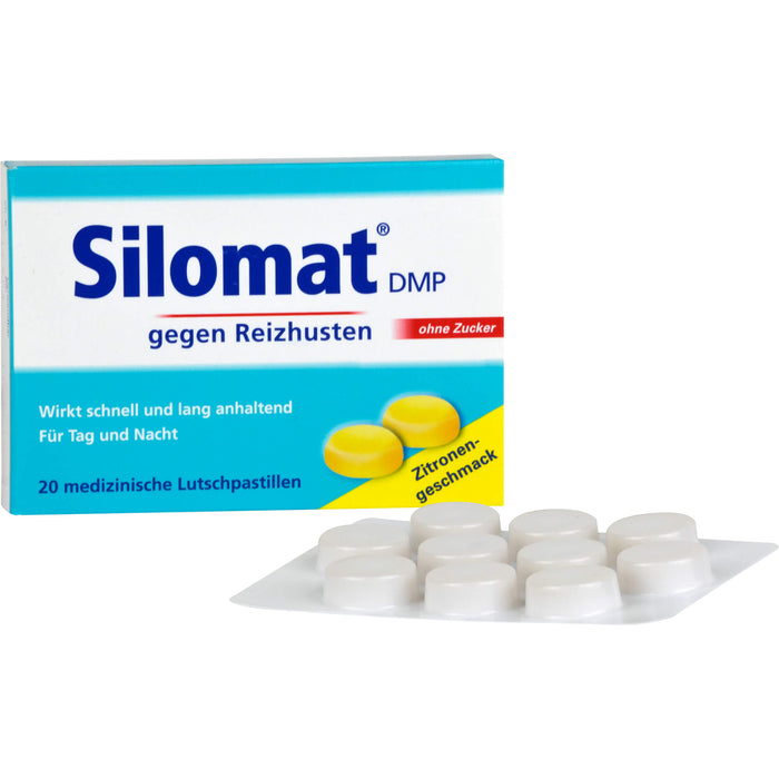 Silomat DMP Lutschpastillen Zitronen-Geschmack, 20 St. Tabletten