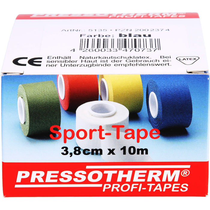 Pressotherm Sport-Tape blau 3,8cmx10m, 1 St VER