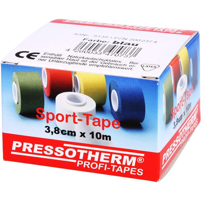 Pressotherm Sport-Tape blau 3,8cmx10m, 1 St VER