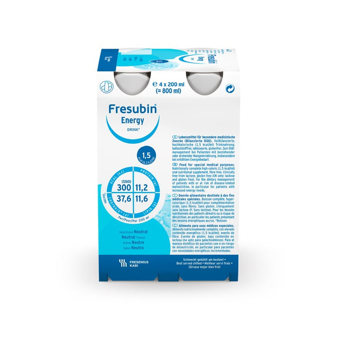Fresubin energy drink Neutral Trinkflasche, 6X4X200 ml FLU