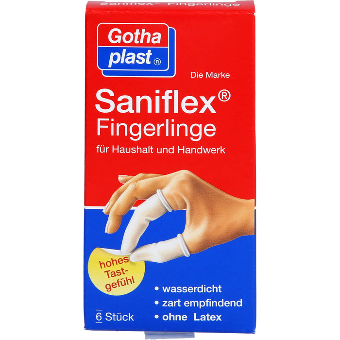 Gothaplast Saniflex Fingerlinge wasserdicht, 6 St. Fingerlinge