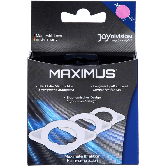 MAXIMUS-Der Potenzring XS S M, 3 St