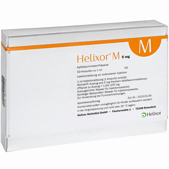 Helixor M 5 mg, 50 St. Ampullen
