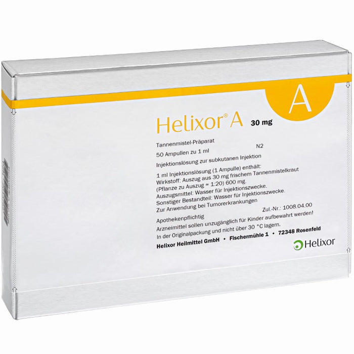 Helixor A 30 mg, 50 St. Ampullen