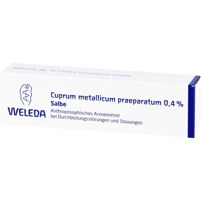 WELEDA Cuprum metallicum praeparatum 0,4% Salbe, 23 g Salbe