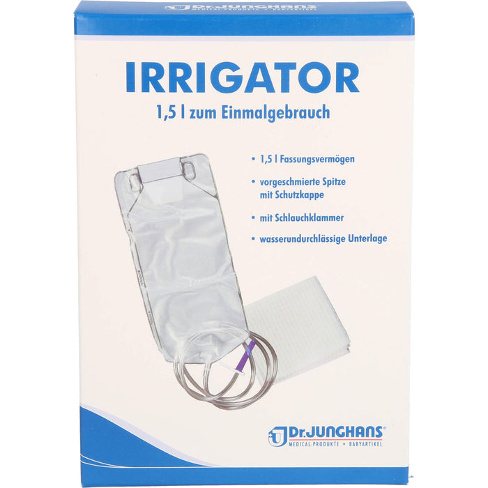 Irrigator 1,5L zum Einmalgebrauch kompl.m.Unterlag, 1 St