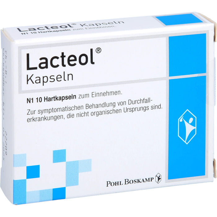 Lacteol 340 mg Hartkapseln bei Durchfall, 10 St. Kapseln