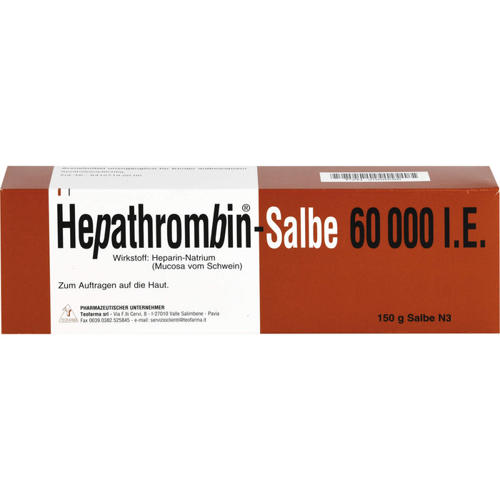 Hepathrombin Salbe 60 000 I.E., 150 g Salbe