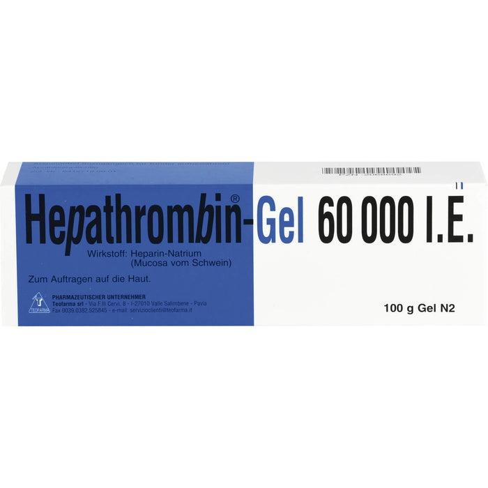 Teofarma Hepathrombin-Gel 60 000 I.E., 100 g Gel