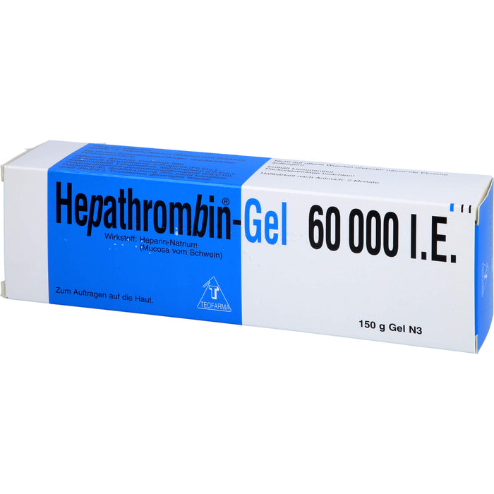 Teofarma Hepathrombin-Gel 60 000 I.E., 150 g Gel
