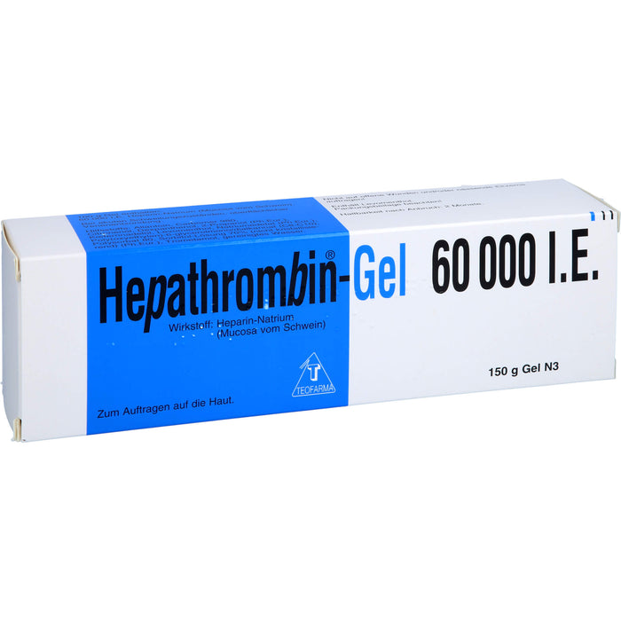 Teofarma Hepathrombin-Gel 60 000 I.E., 150 g Gel