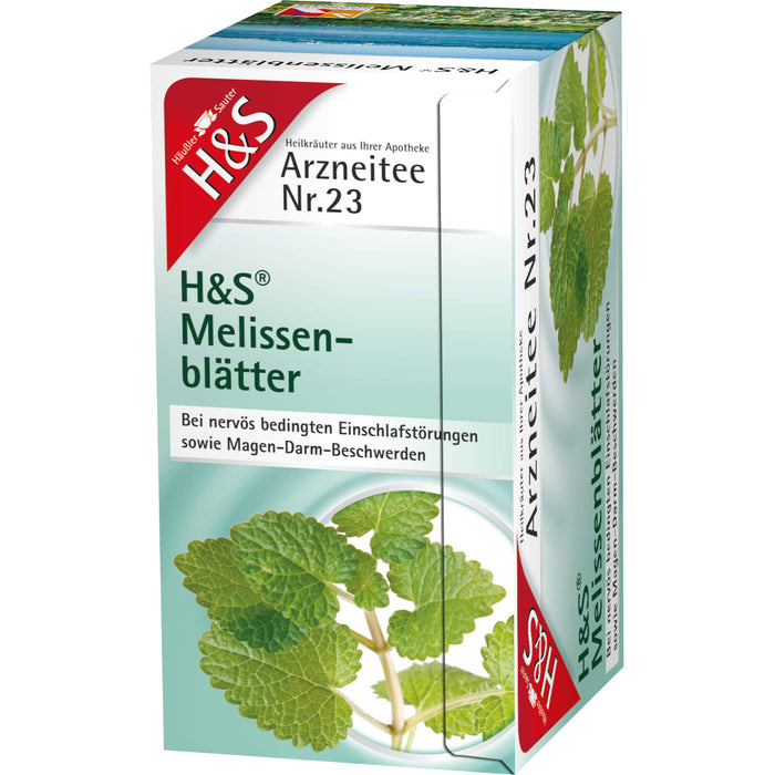 H&S Melissentee Filterbeutel, 20X1.5 g FBE