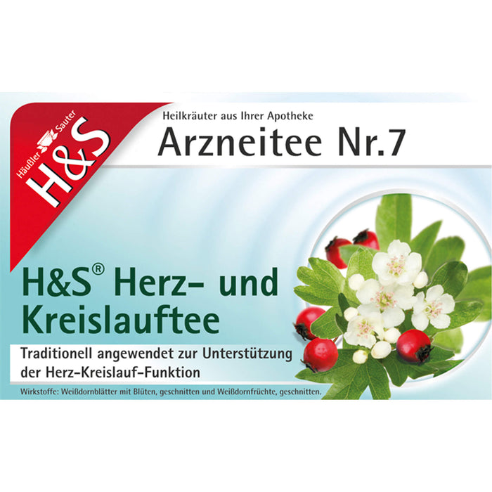 H&S Herz- und Kreislauftee Arzneitee Nr. 7, 20 St. Filterbeutel