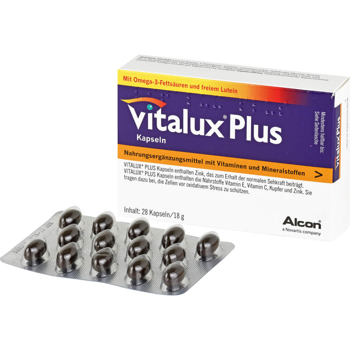 Vitalux Plus Lutein u. Omega3 Kapseln, 84 St KAP