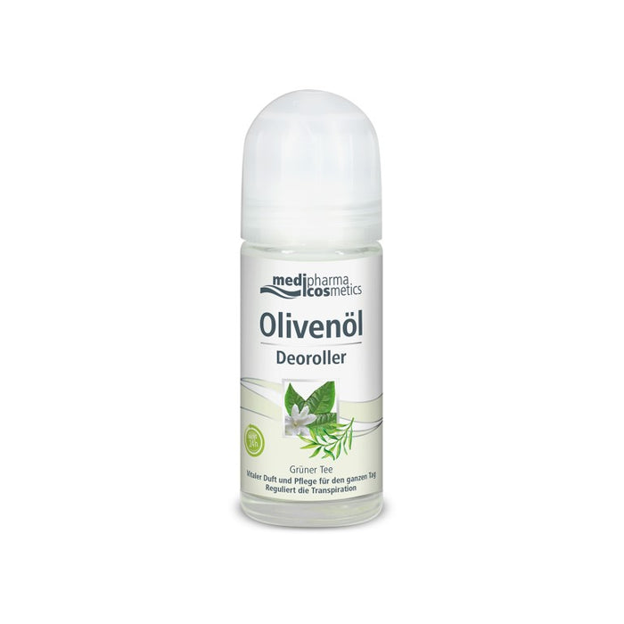medipharma cosmetics Olivenöl Deoroller grüner Tee, 50 ml Roll-On