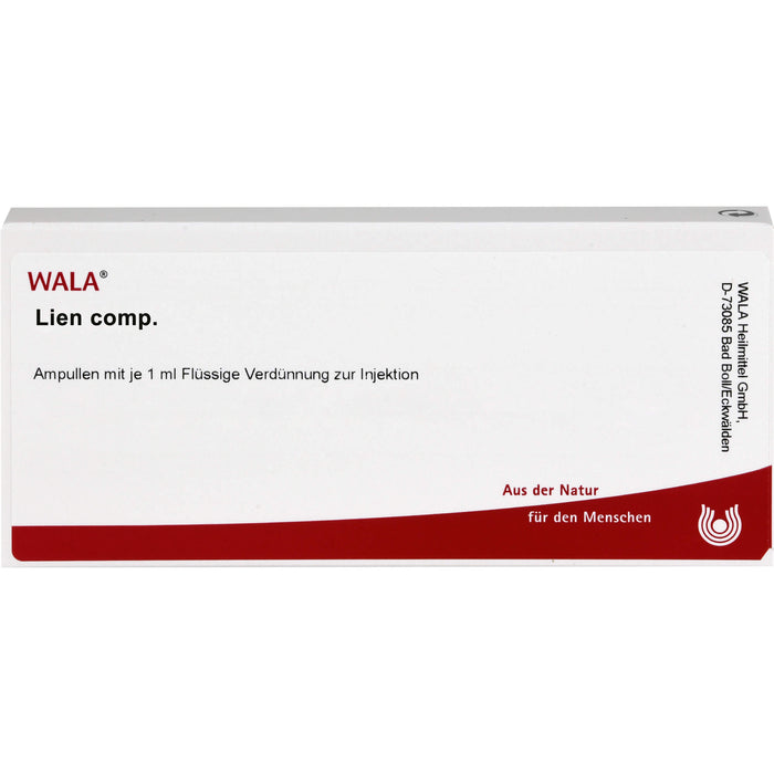 WALA Lien comp. flüssige Verdünnung, 10 St. Ampullen