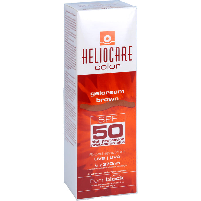 HELIOCARE Color Gelcream brown SPF 50 getönter Sonnenschutz, 50 ml Creme