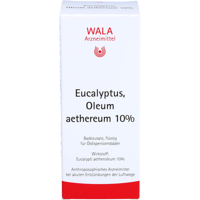 Eucalyptus Oleum aeth. 10% Wala Öl, 100 ml OEL