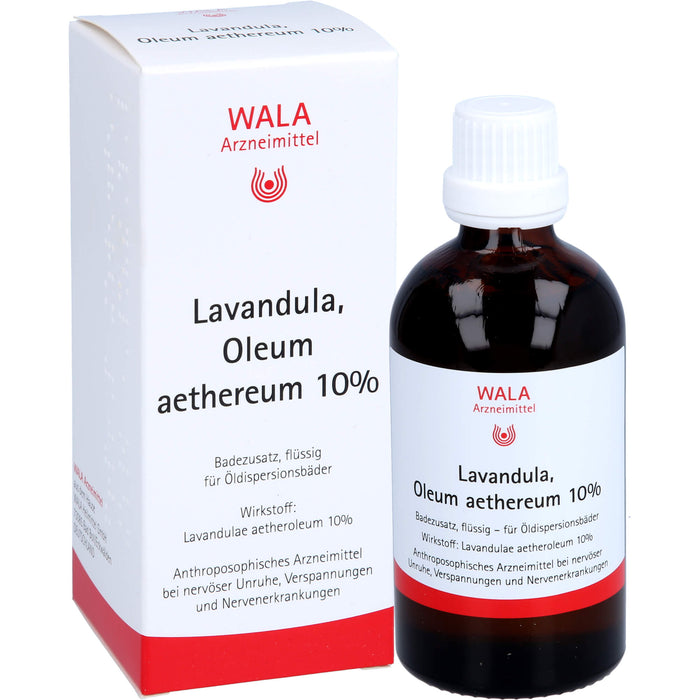 WALA Lavandula Oleum aethereum 10% Badezusatz, 100 ml Öl