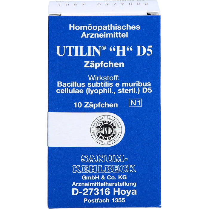 Utilin H D5 Zäpfchen, 10 St. Zäpfchen
