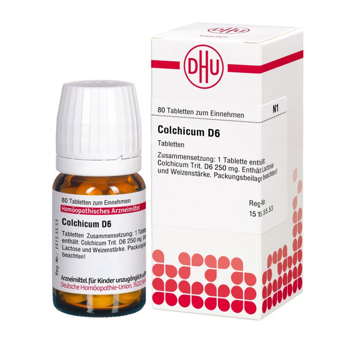 DHU Colchicum D 6 Tabletten, 80 St. Tabletten