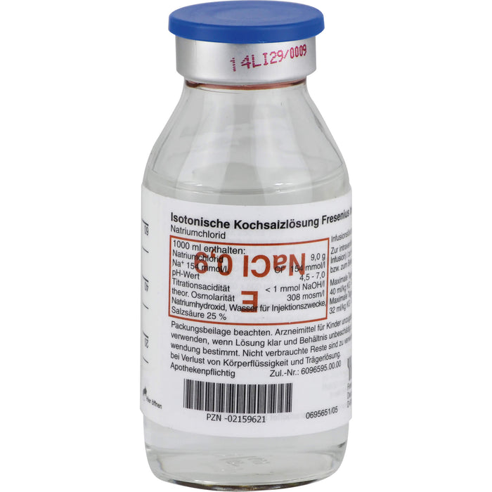 Isotonische Kochsalzlösung, Injektionslösung Fresenius 0,9% Glasfl. 100ml, 100 ml INF