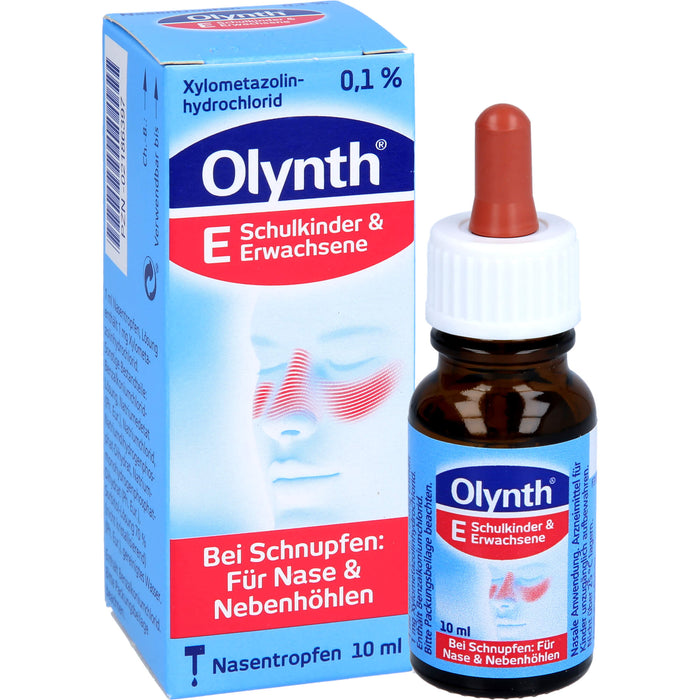 Olynth E Nasentropfen bei Schnupfen, 10 ml Lösung