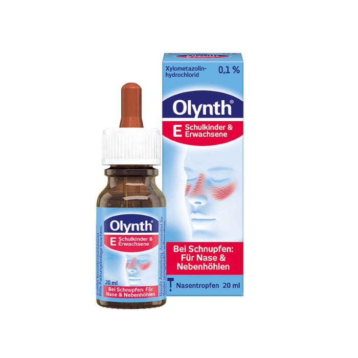 Olynth E Nasentropfen bei Schnupfen, 20 ml Lösung