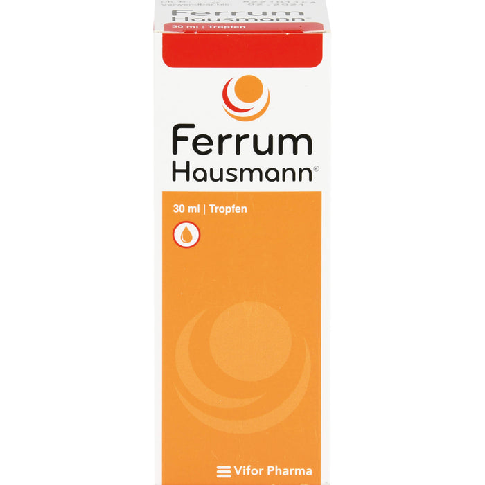 Ferrum Hausmann Tropfen zur Behandlung von Eisenmangel, 30 ml Lösung