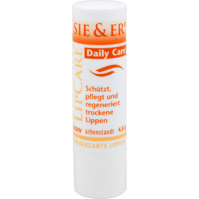 SIE & ER Daily Care Lipcare schützt, pflegt und regeneriert trockene Lippen, 1 St. Stift