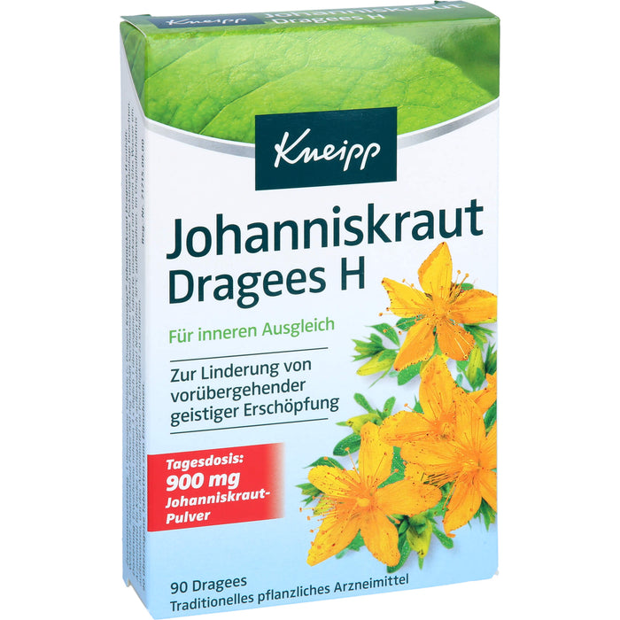Kneipp Johanniskraut Dragees H für inneren Ausgleich, 90 St. Tabletten