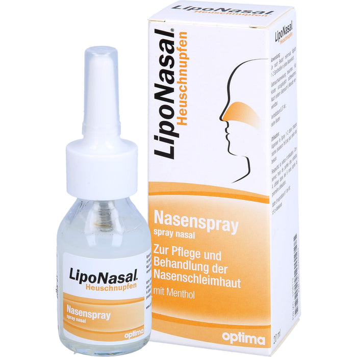 LipoNasal Heuschnupfen, Nasenspray zur Pflege und Behandlung der Nasenschleimhaut, 20 ml Lösung