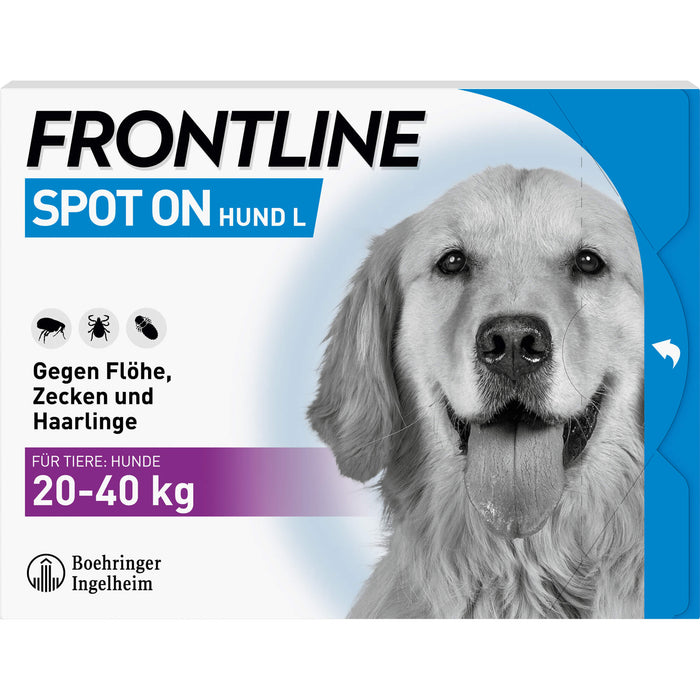 FRONTLINE Spot on Hund L 20-40 kg Pipetten, 5 St. Ampullen