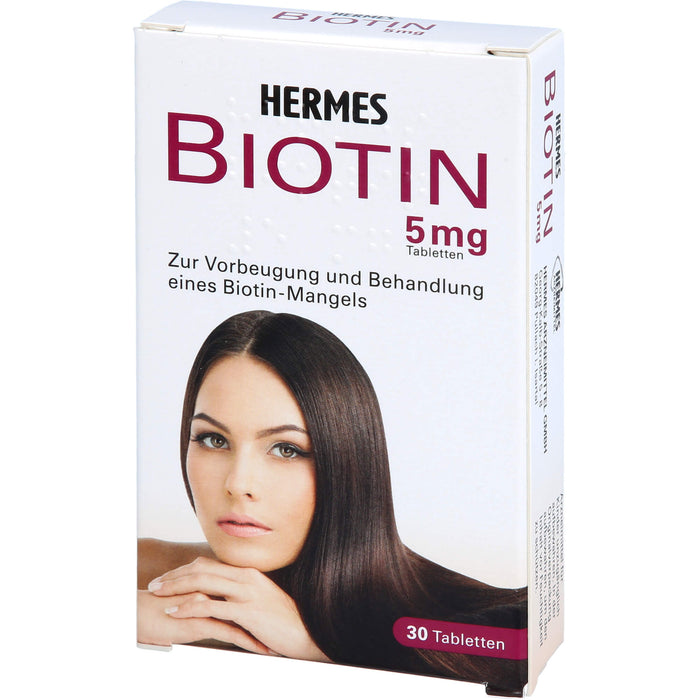 HERMES Biotin 5 mg Tabletten, 30 St. Tabletten