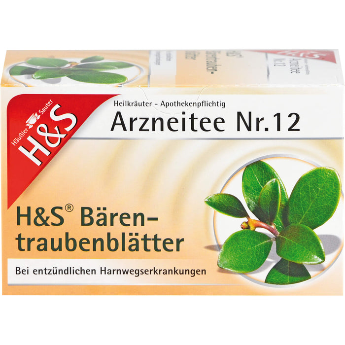 H&S Bärentraubenblättertee Btl., 20X2.7 g FBE