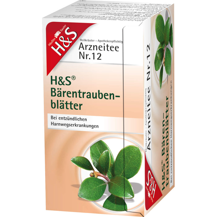 H&S Bärentraubenblättertee Btl., 20X2.7 g FBE