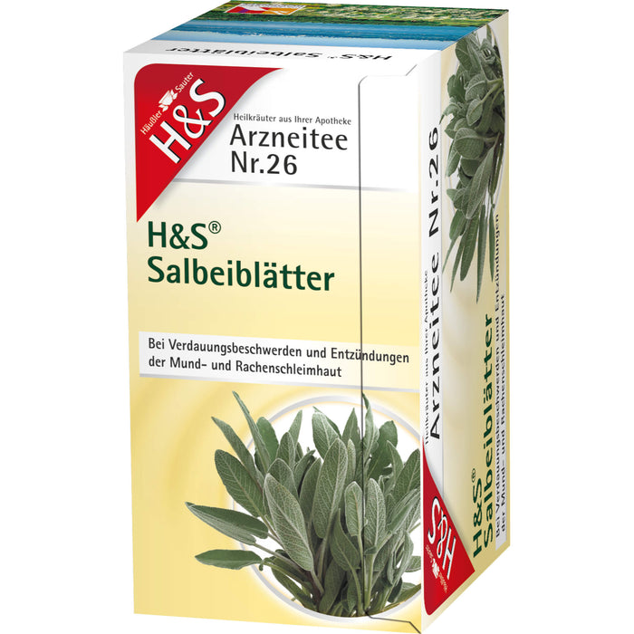 H&S Salbeiblätter Arzneitee, 20 St. Filterbeutel