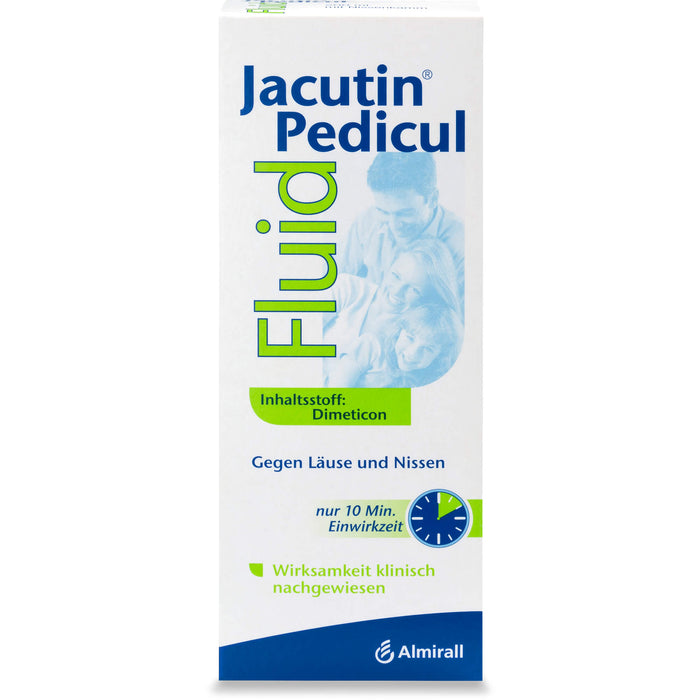 Jacutin Pedicul Fluid mit Nissenkamm gegen Läuse und Nissen, 200 ml Lösung